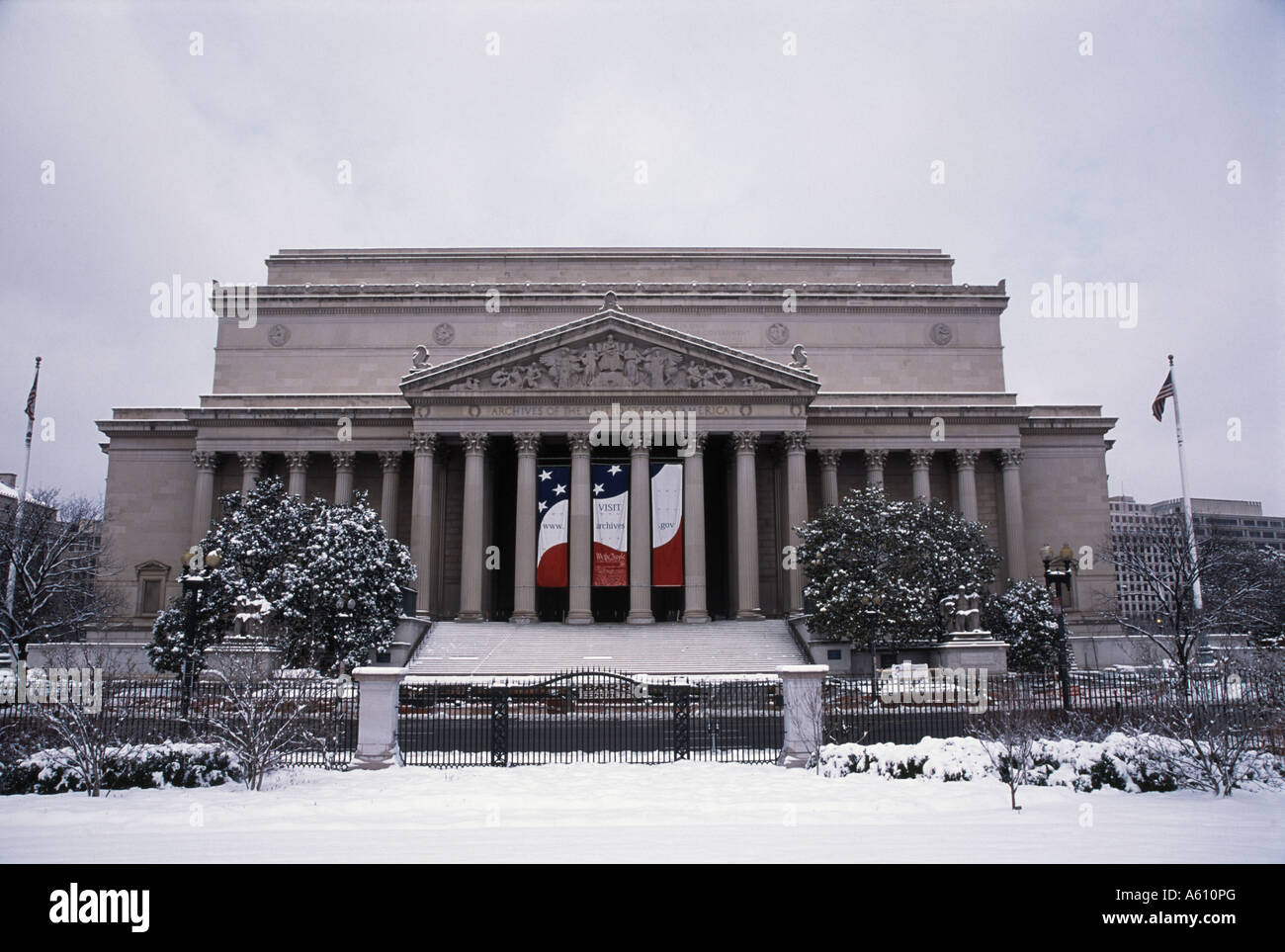 National Archives Washington D.C. Stockfoto
