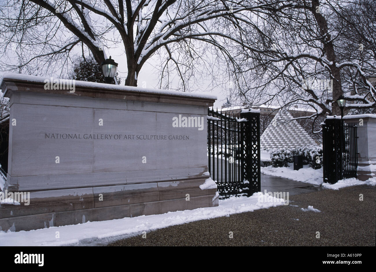 National Gallery of Art Washington D.C. Skulpturengalerie Stockfoto