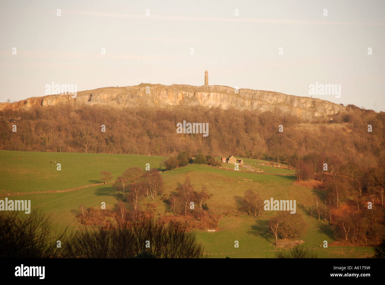 Crich Crich, Derbyshire, Stockfoto