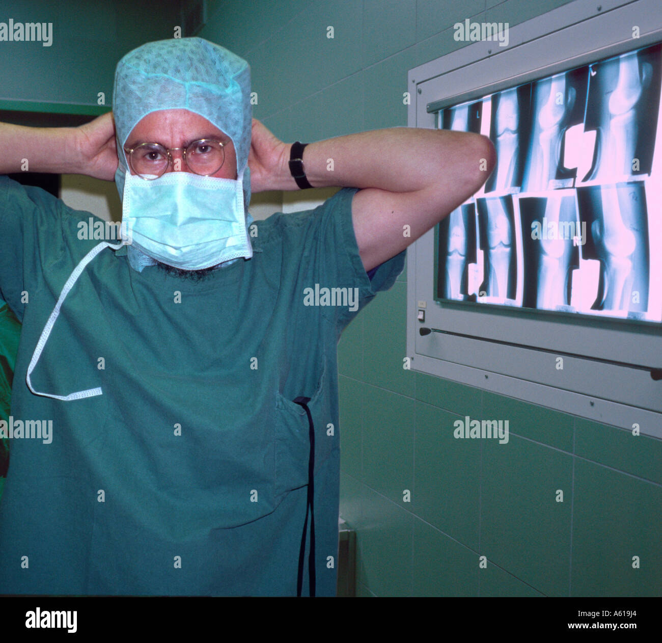 Chirurg im Krankenhaus Stockfoto