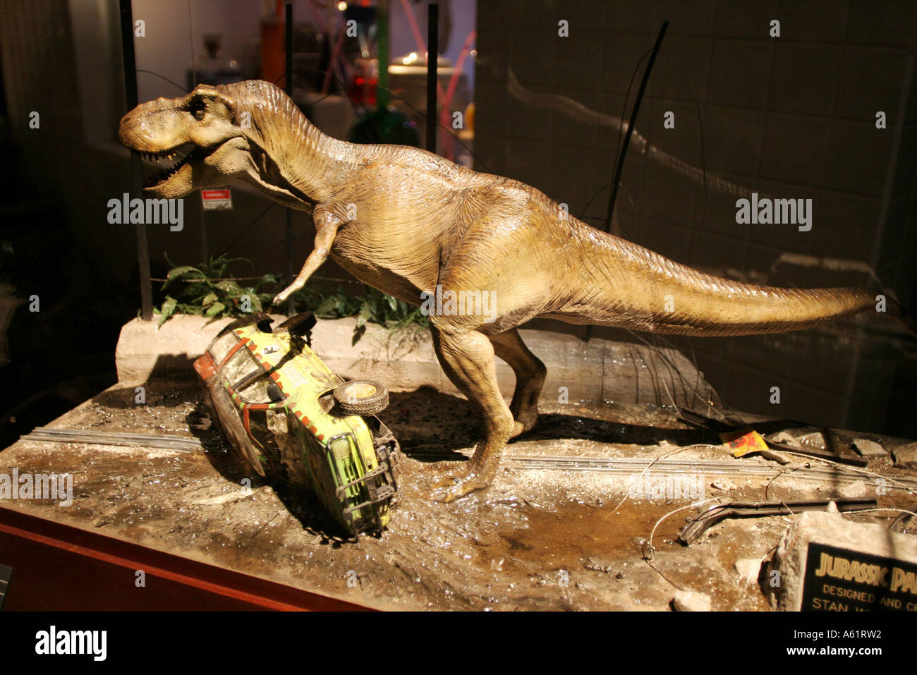 Jurassic Park Museo Nazionale del Cinema Turin Piemont Italien Stockfoto