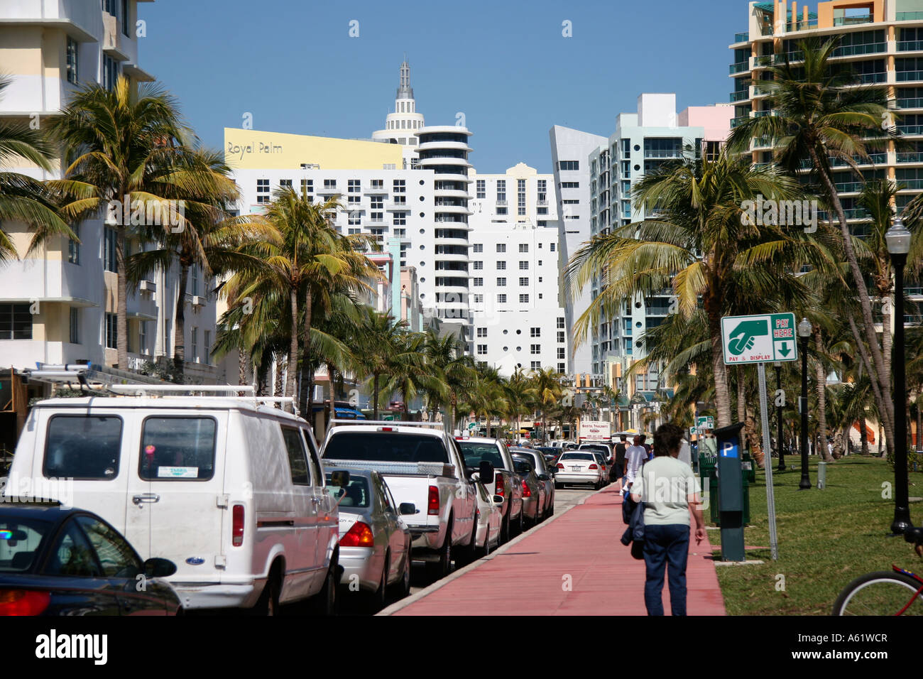 South Beach in Miami Beach, Miami, Florida, USA Stockfotografie Alamy