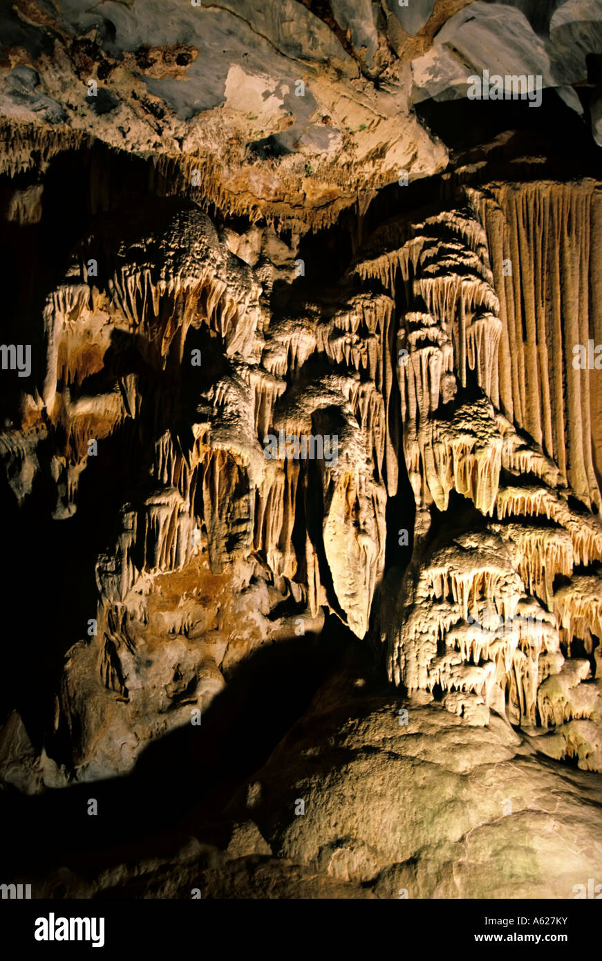 Formationen im Cango Höhle Südafrika Stockfoto