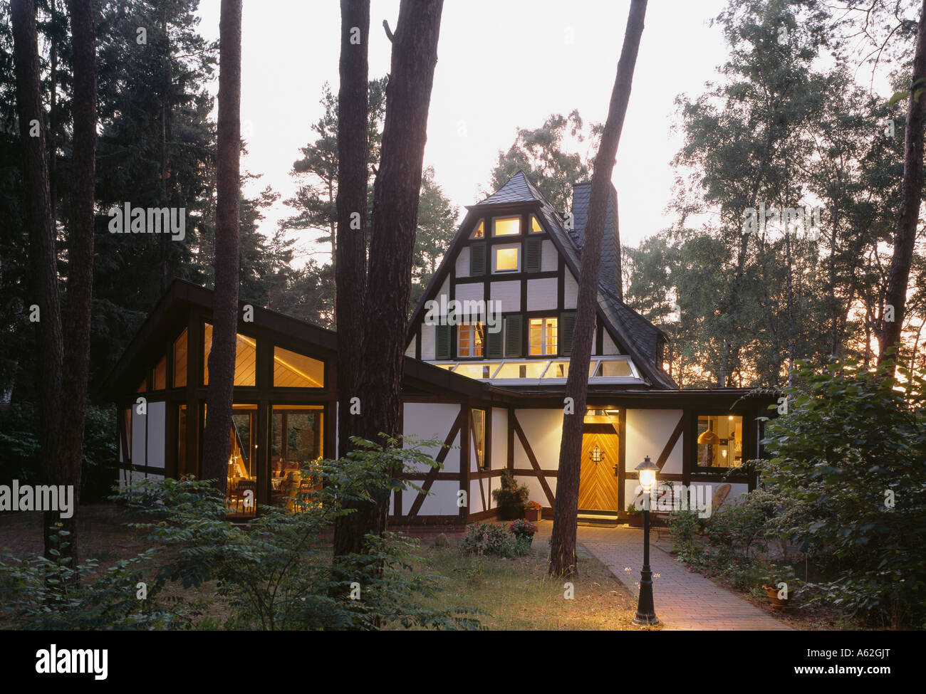 Prieros, Einfamilienhaus, Stockfoto