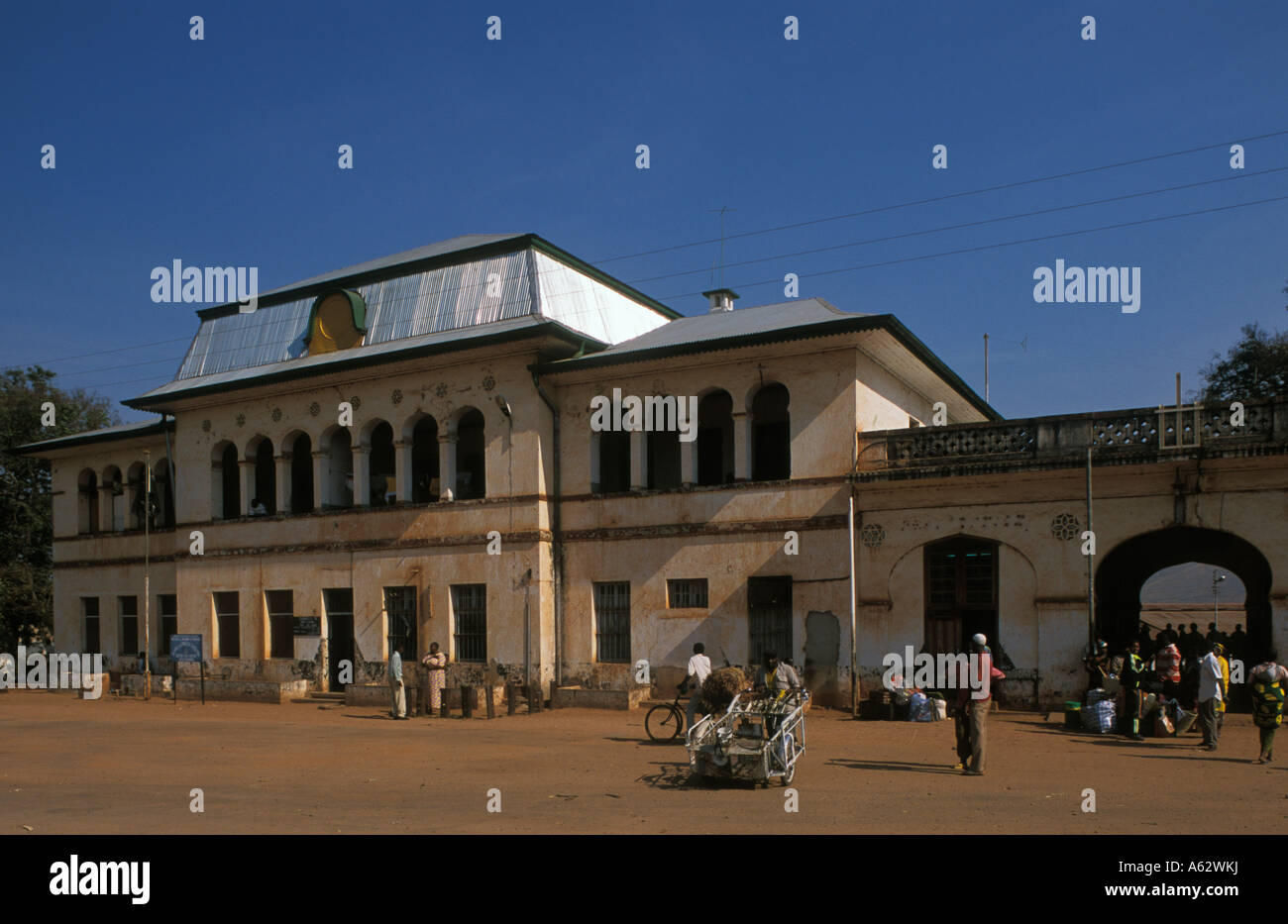 Kigoma Bahnhof im deutschen Kolonial-Stil-Endstation der Hauptbahnhof Linie Kigoma Tansania Stockfoto