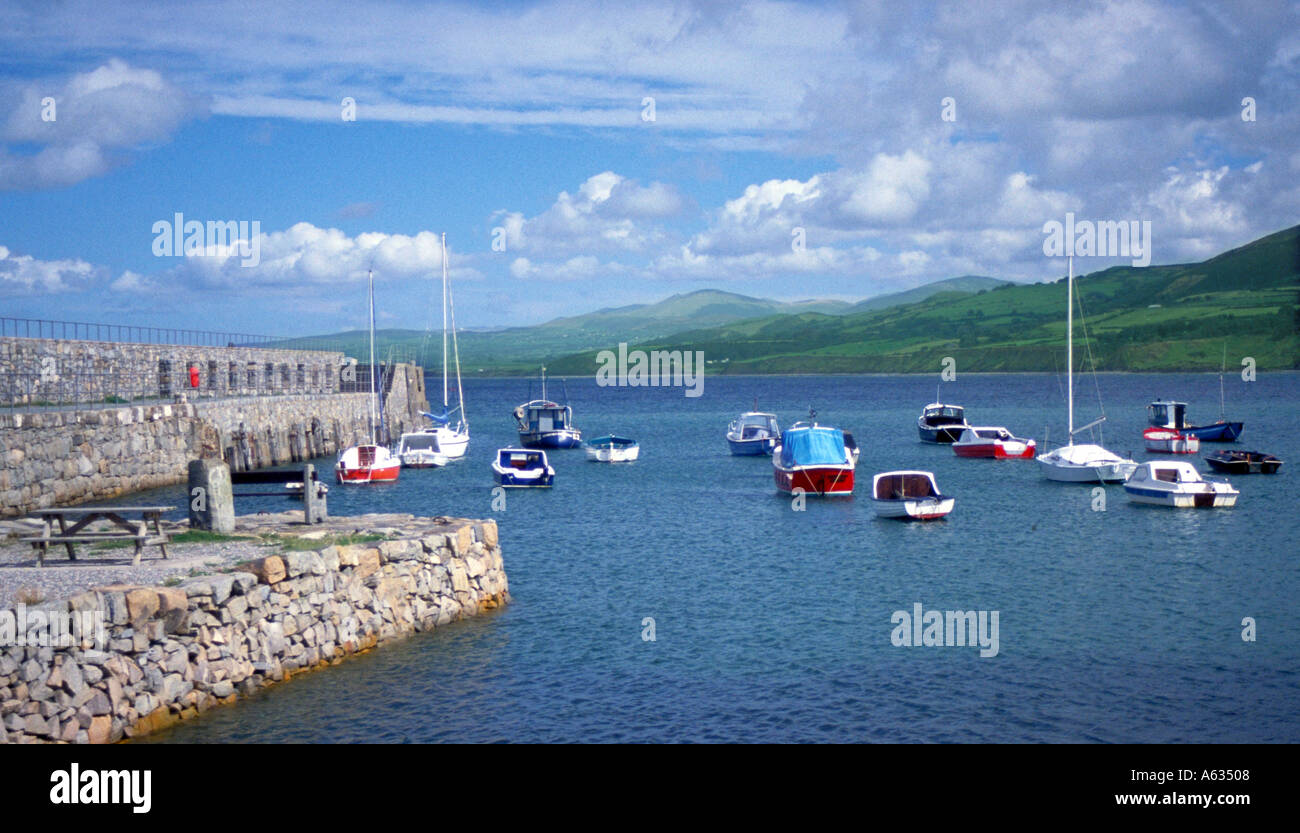 Hafen Sie Szene Lleyn Halbinsel Westwales Stockfoto