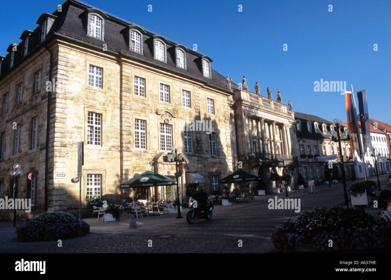 Fassade des Opernhauses, Bayreuth, Upper Franconia, Bayern, Deutschland Stockfoto