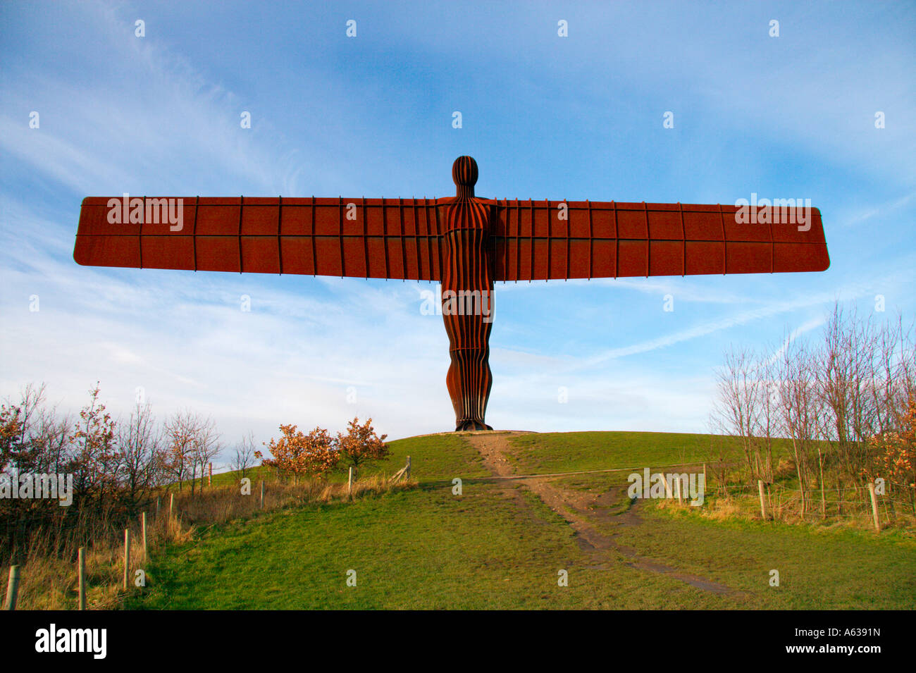 Der Engel des Nord-Skulptur von Anthony Gormley Gateshead UK Stockfoto