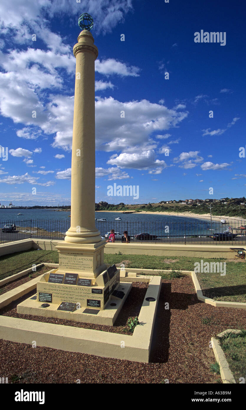 OCEANIA AUSTRALIEN NEW SOUTH WALES SYDNEY FRENCHMANS BAY DAS DENKMAL LA PEROUSE Stockfoto