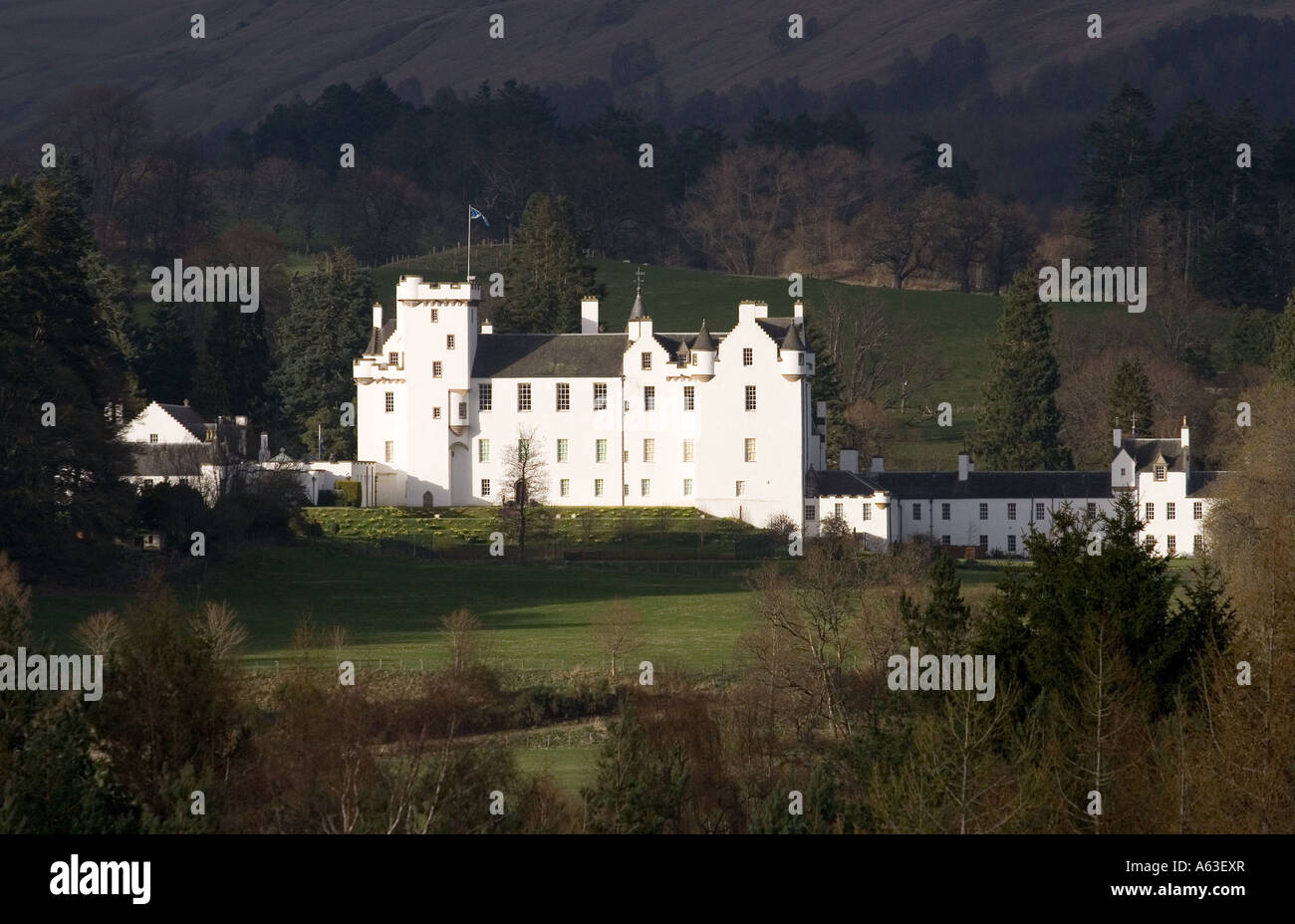 Blair Castle, Perthshire, Schottland Stockfoto