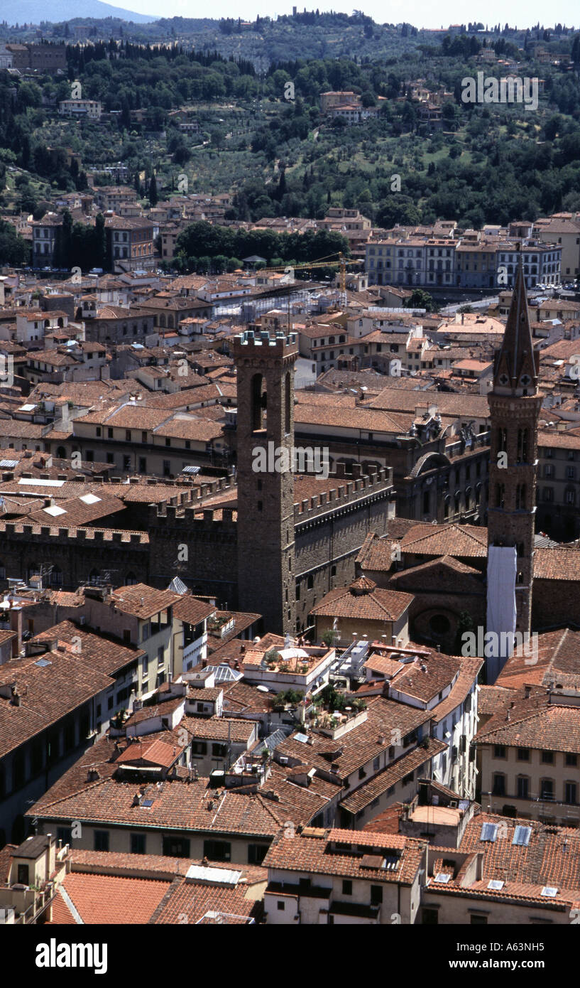 Gebäude in der Stadt, Florenz, Toskana, Italien Stockfoto