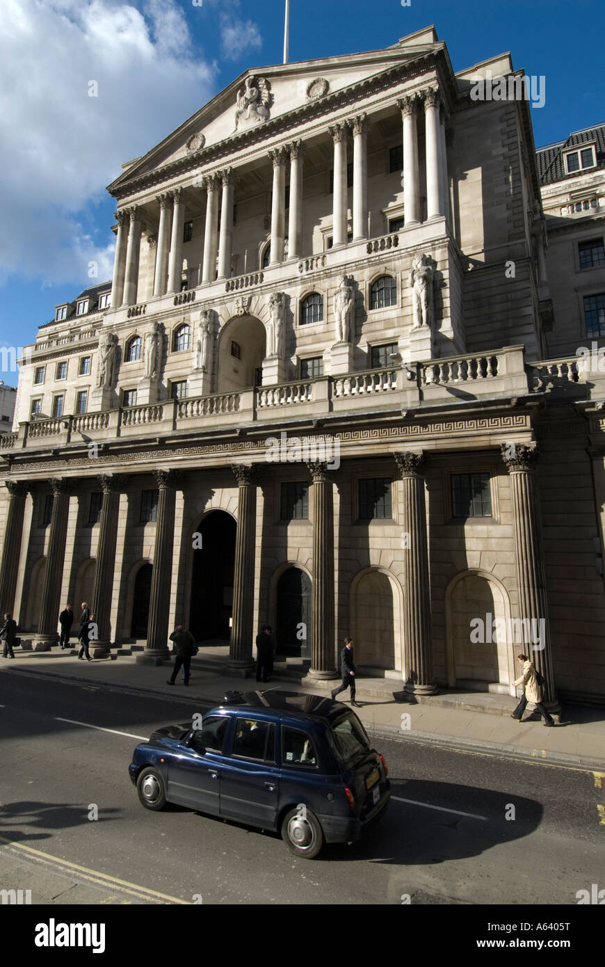Die Bank of England-London-UK Stockfoto