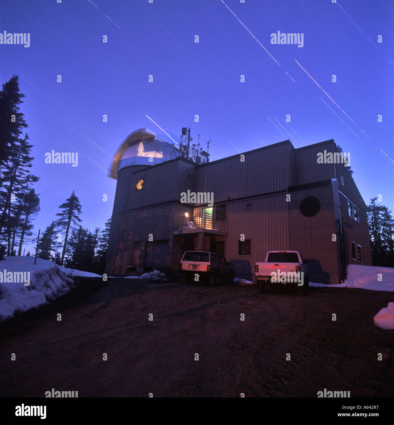 VATT Vatikan erweiterte Technolog Mount Graham Stockfoto