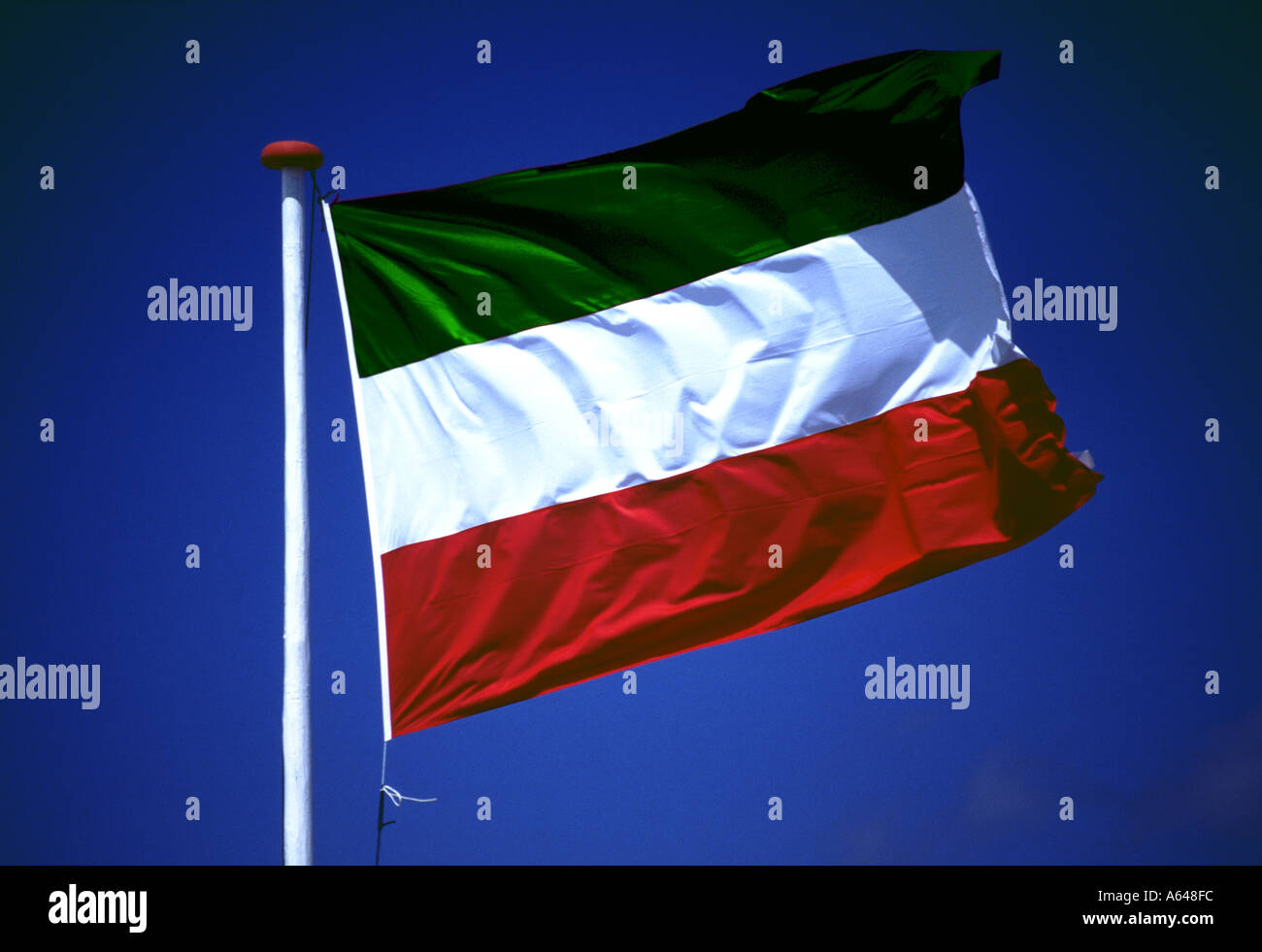 Die traditionellen iranischen Flagge Iran Stockfoto