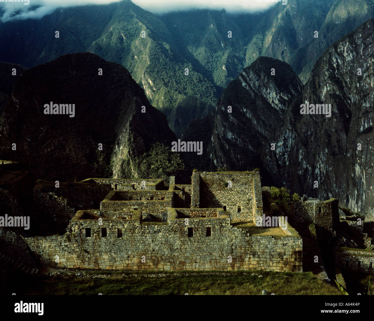 Inka-Ruinen von Machu Picchu, peru Stockfoto