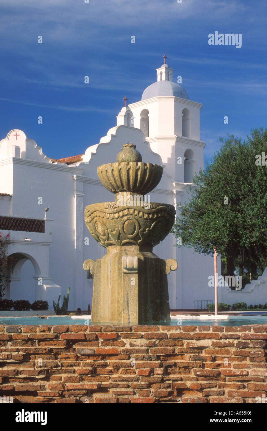 Mission San Luis Rey Oceanside CA Stockfoto