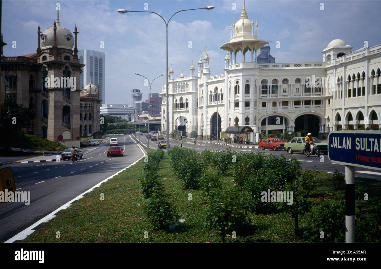 Alte Eisenbahn Station Kuala Lumpur Malaysia Stockfoto