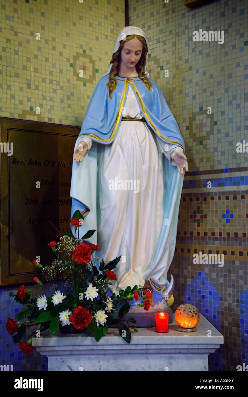 Statue der Jungfrau Maria, Irland Stockfoto