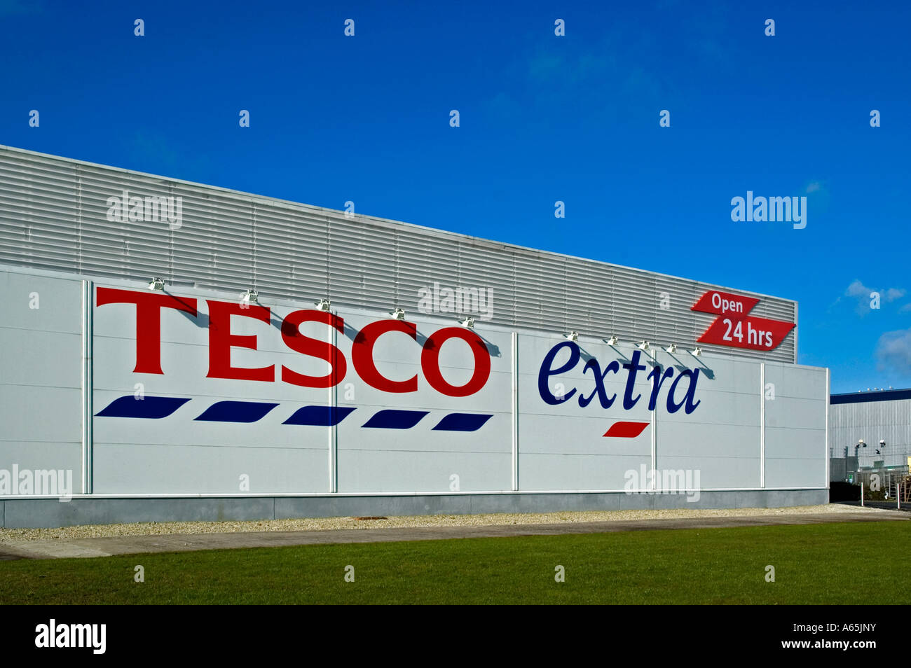 Tesco extra speichern uk Stockfoto