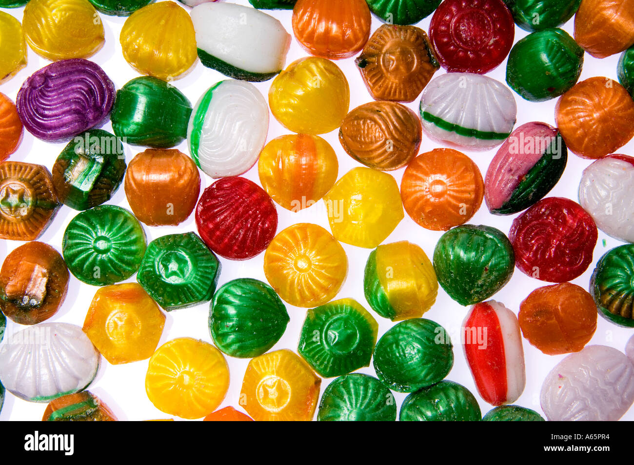 Bonbons-Muster Stockfoto