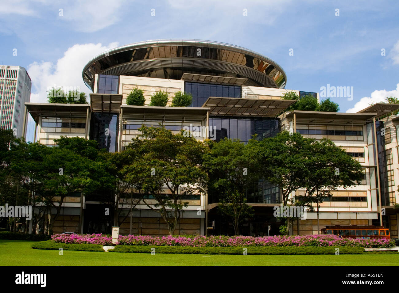 Supreme Court Building Singapur Stockfoto