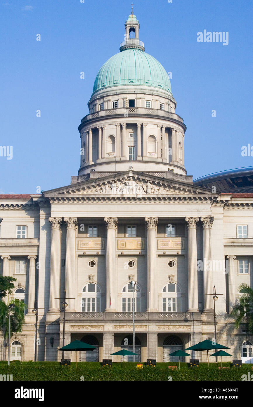 Rathaus und Supreme Court-Singapur Stockfoto