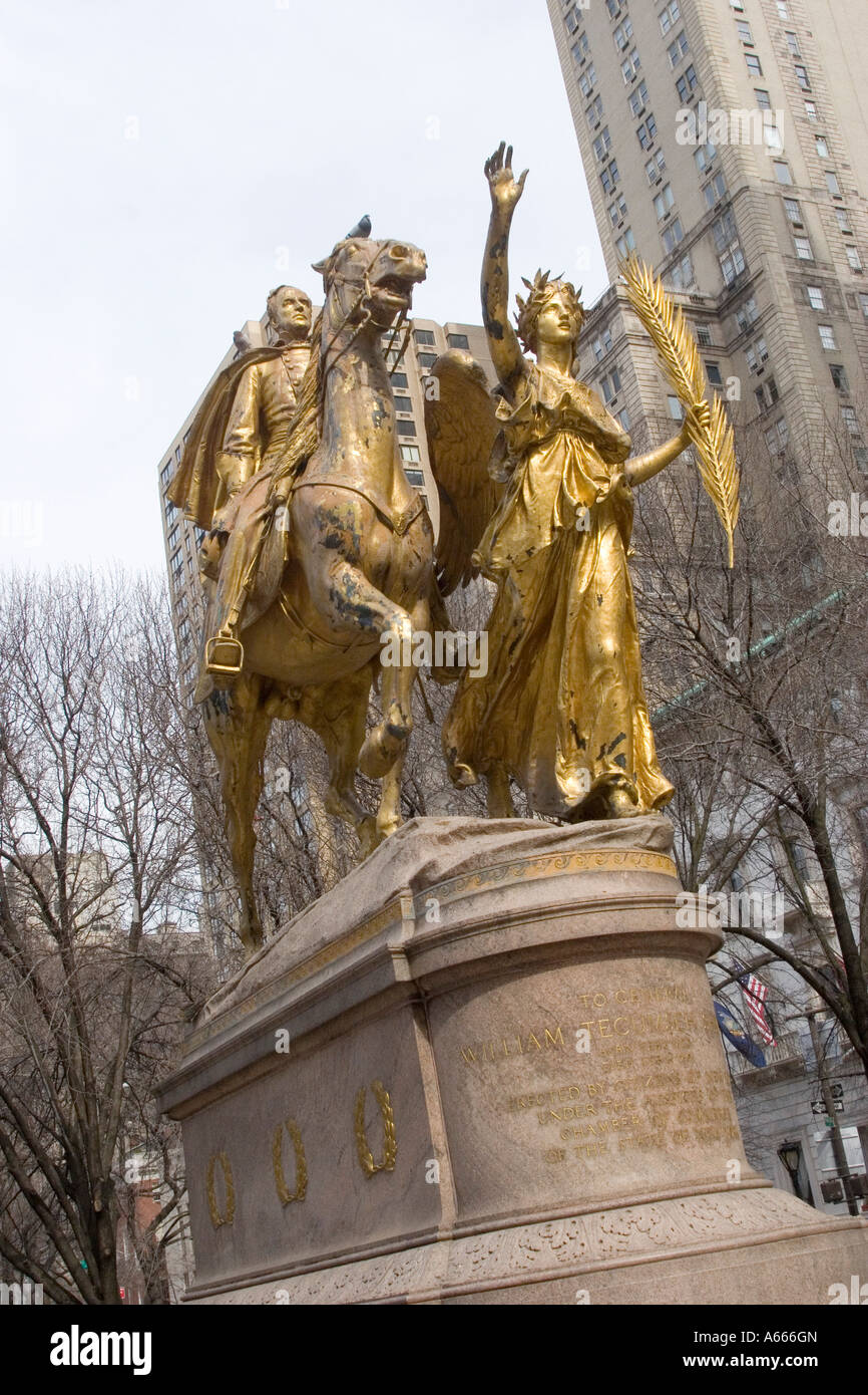 Statue von General William Tecumseh Sherman im Central Park Grand Army