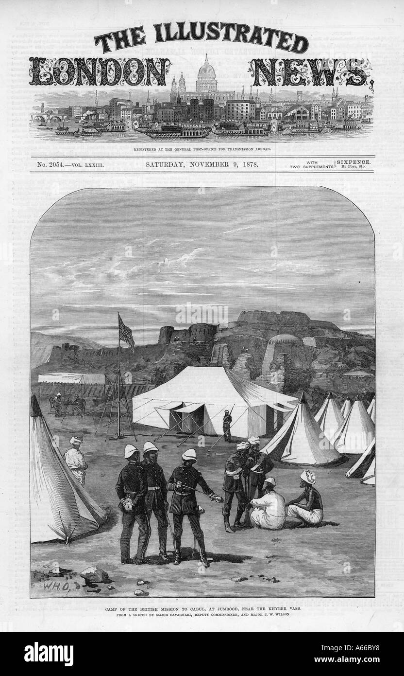 Afghanistan 1878 Jumrood Stockfoto