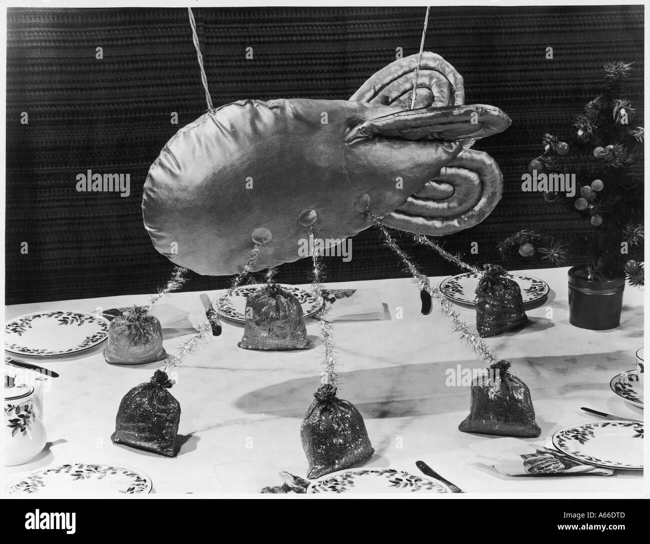 Sperrfeuer Ballon für Weihnachten Stockfoto