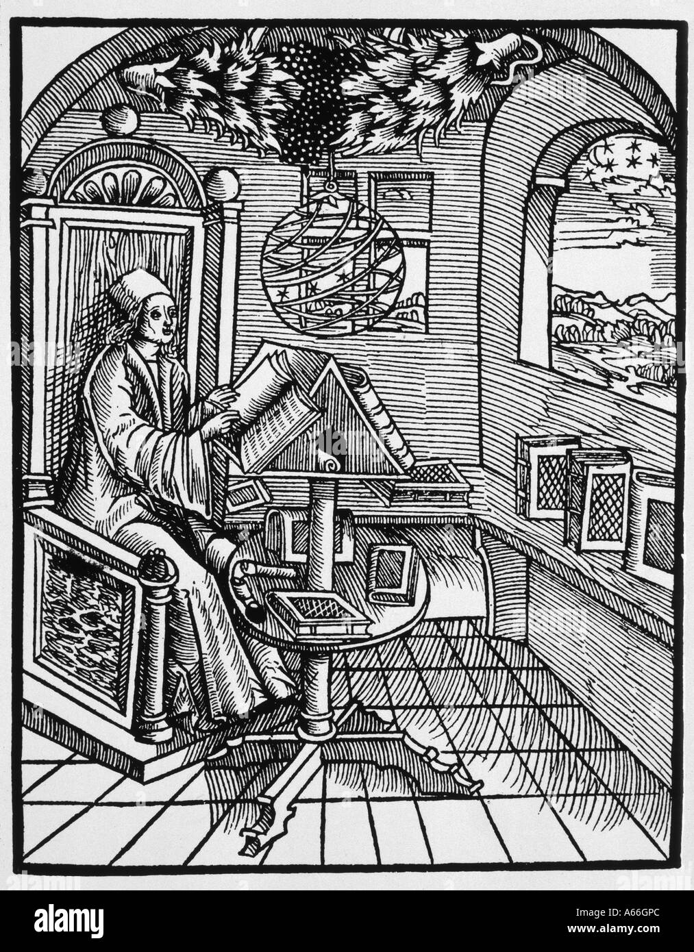 16. Jahrhundert Astronom Stockfoto