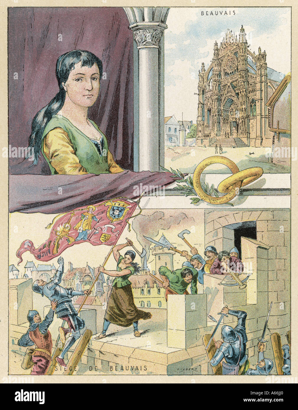 Jeanne Hachette Stockfoto