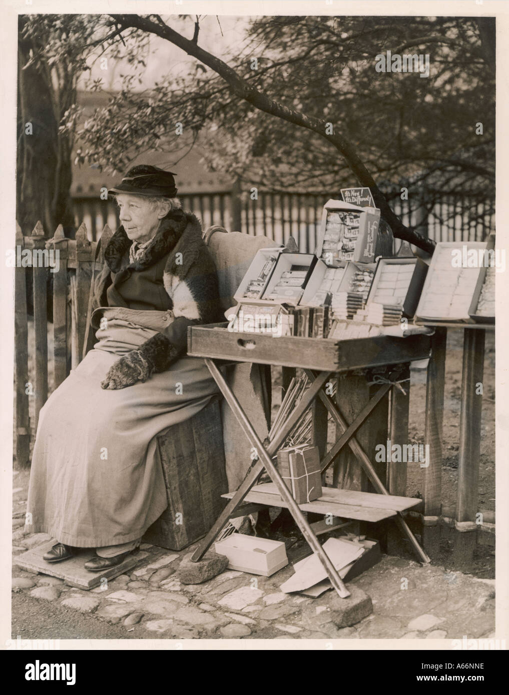 Verkauf von Süßwaren Stockfoto