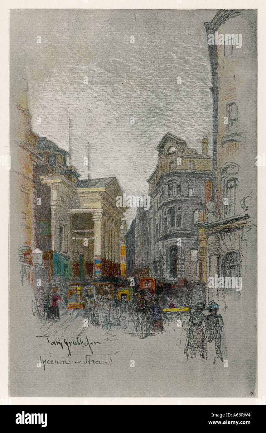 Lyceum Theatre 1902 Stockfoto