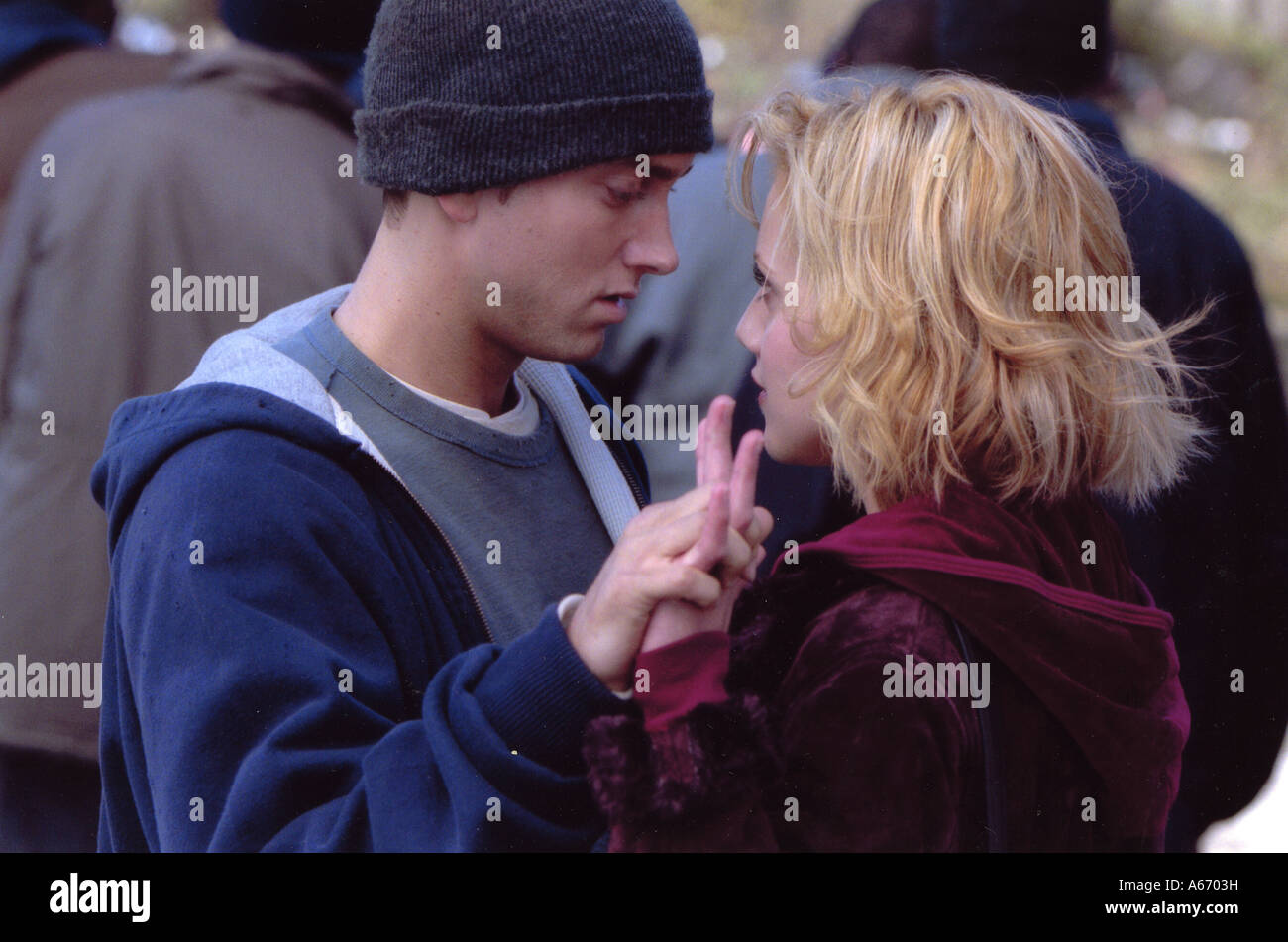 Universal Film 8 MILE 2002 mit Eminem und Brittany Murphy Stockfoto