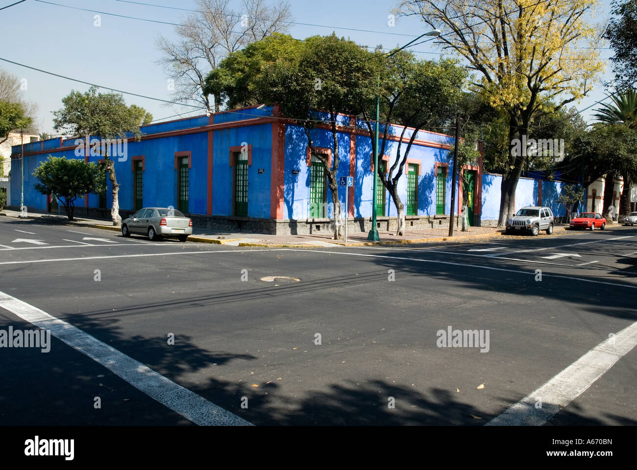 Museumshaus der Maler Frida Kahlo und Diego Rivera - Coyoacan - Mexiko-Stadt Stockfoto