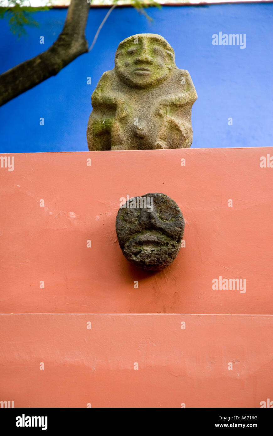 Museumshaus der Maler Frida Kahlo und Diego Rivera - Coyoacan - Mexiko-Stadt Stockfoto