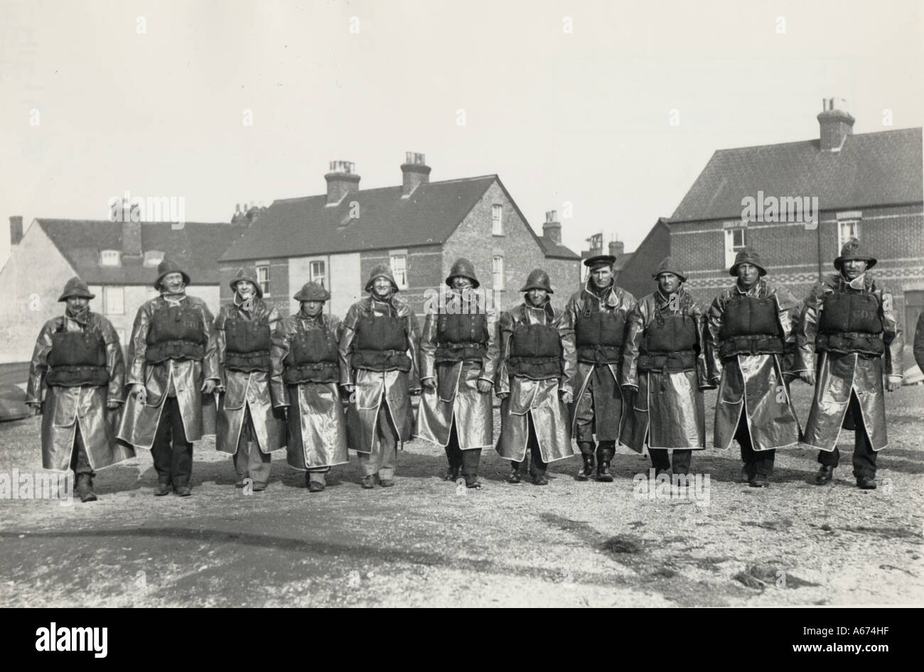 Poole Rettungsboot Crew Stockfoto