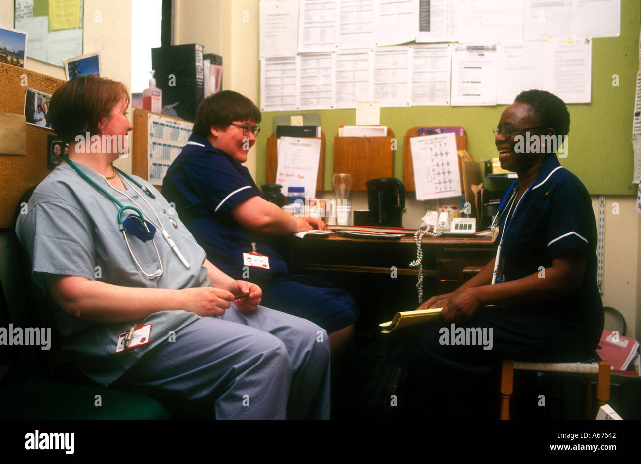 Geburtshilfe-Lehrerzimmer im Hospital London Stockfoto
