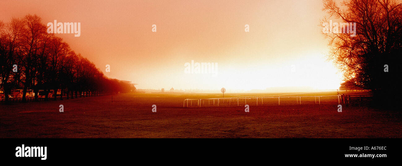 Knavesmire Rennbahn York UK Stockfoto