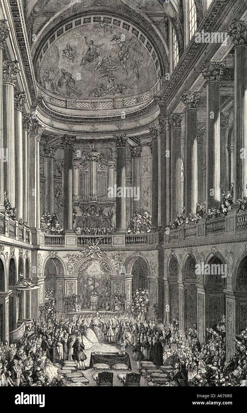 Hochzeit des Dauphin 1745 Stockfoto