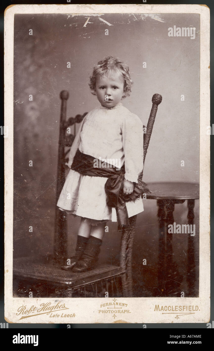 Foto eines jungen Ende 19. Jh. Stockfoto