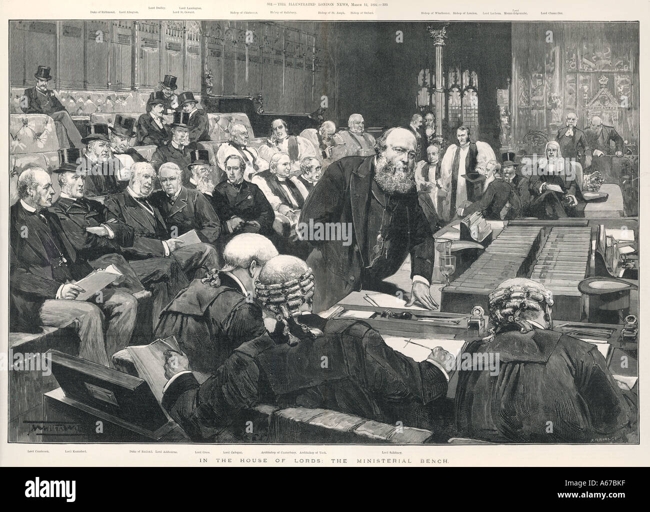 Lord Salisbury Prime Minister Stockfotos und bilder Kaufen Alamy