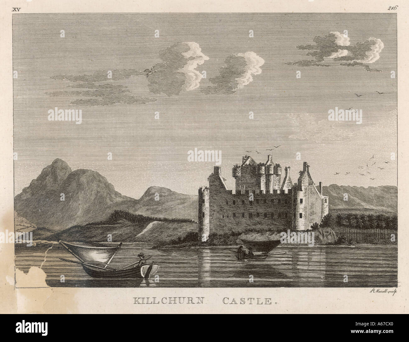 Kilchurn Castle Schottland Stockfoto