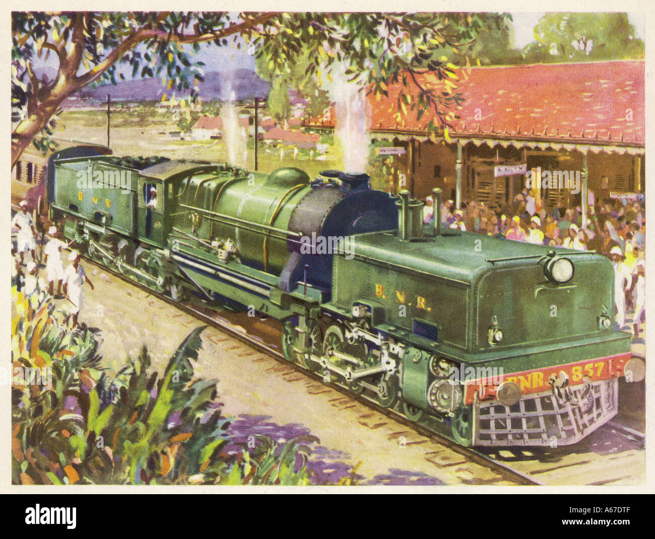 Gegliederte Lokomotive Stockfoto
