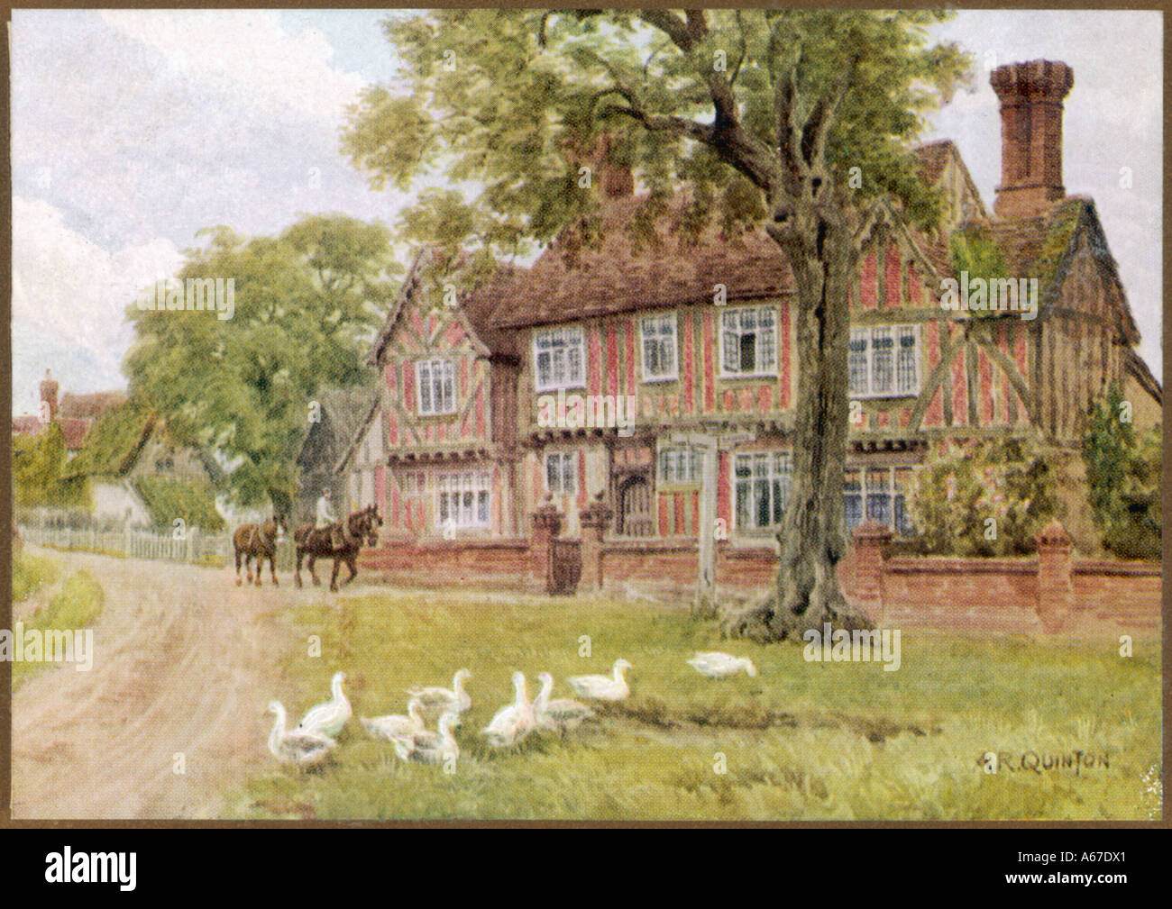 Bauernhaus In Suffolk Stockfoto