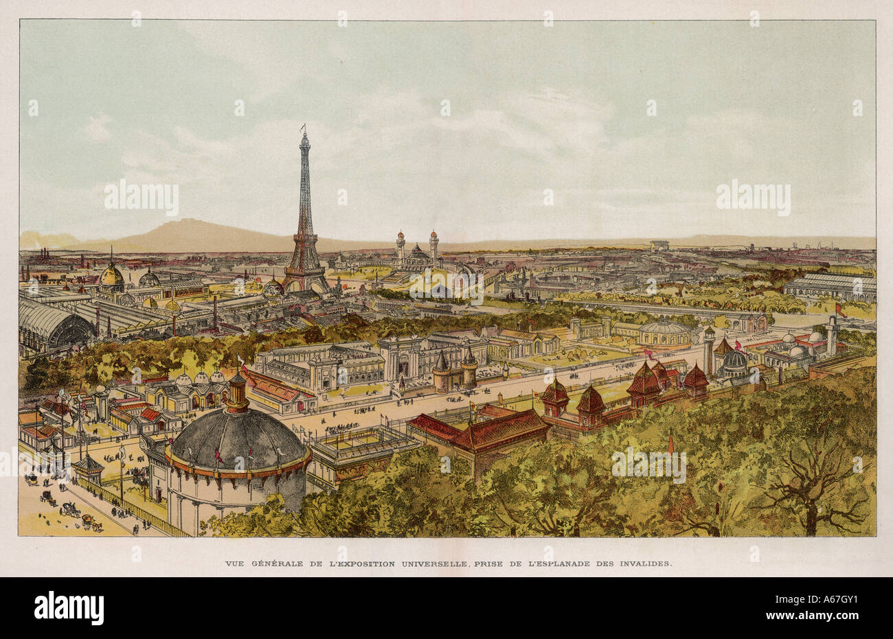 Paris-Ausstellung-Ansicht Stockfoto