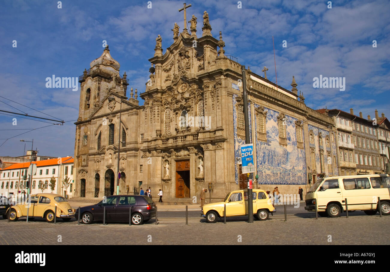 Igreja da Ordem Terceira de Nossa Senhora Do Carmo Kirche Zentrum von Porto in Portugal Europa Stockfoto