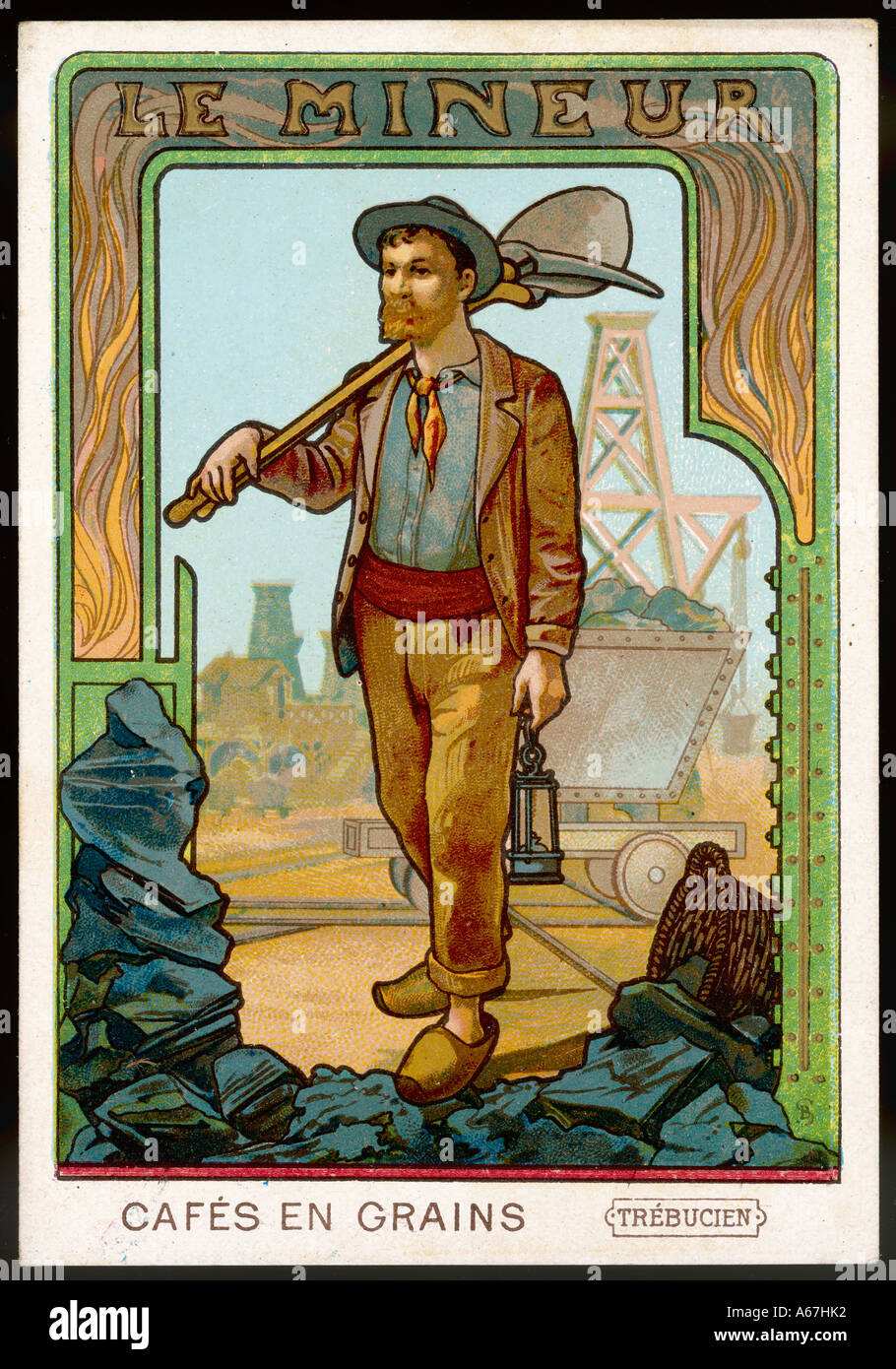 Bergmann-Serie Stockfoto