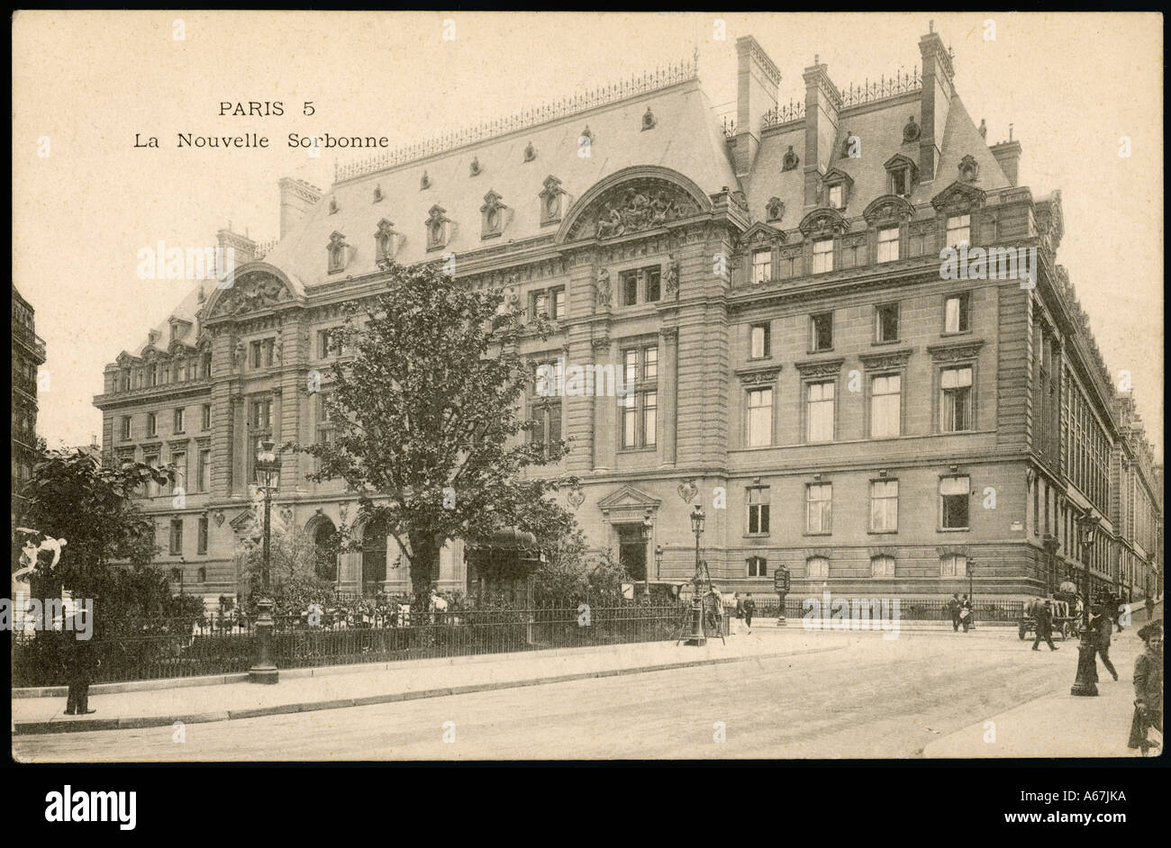 Sorbonne außen 1905 Stockfoto