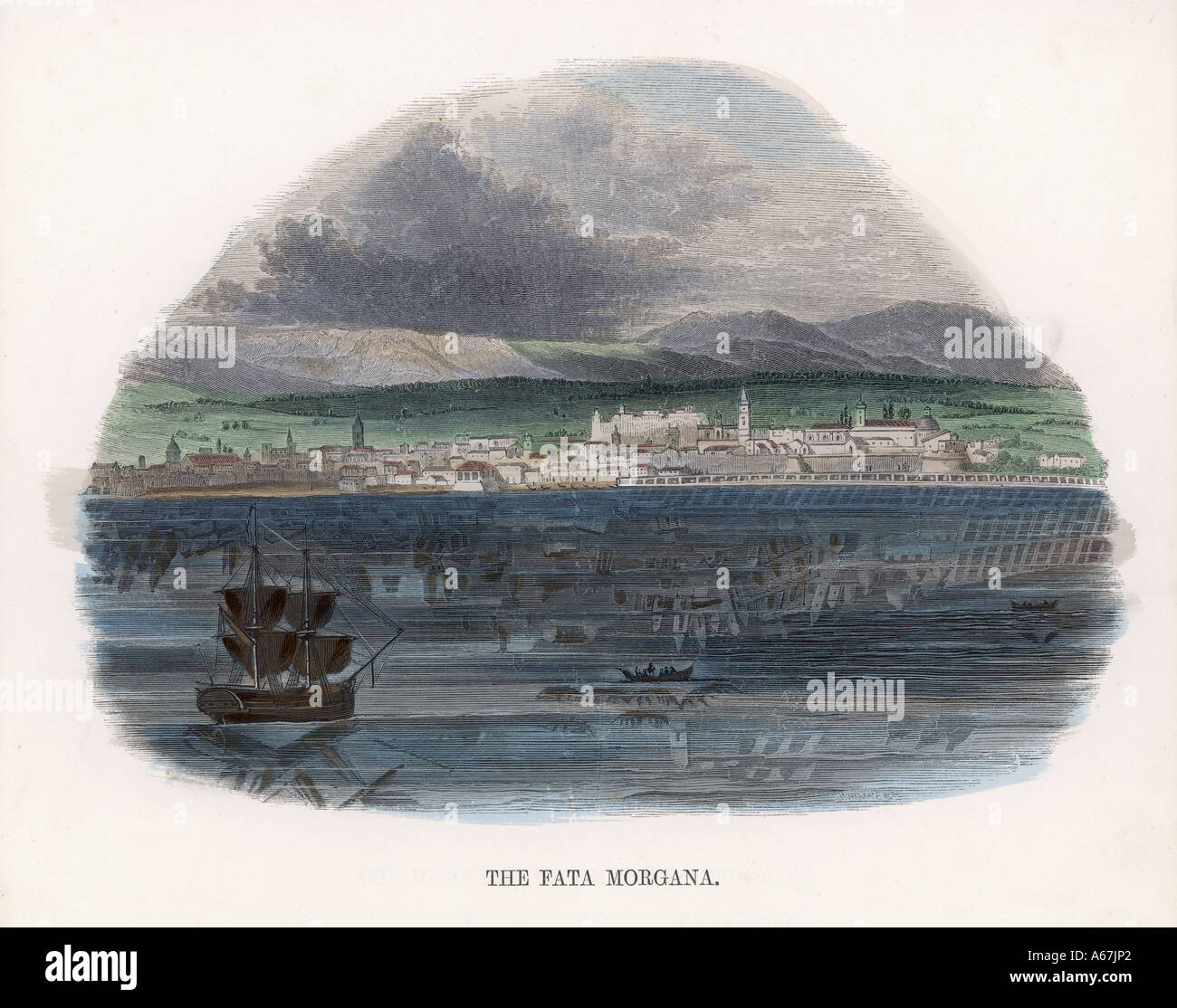 Fata Morgana Fata Morgana Stockfoto